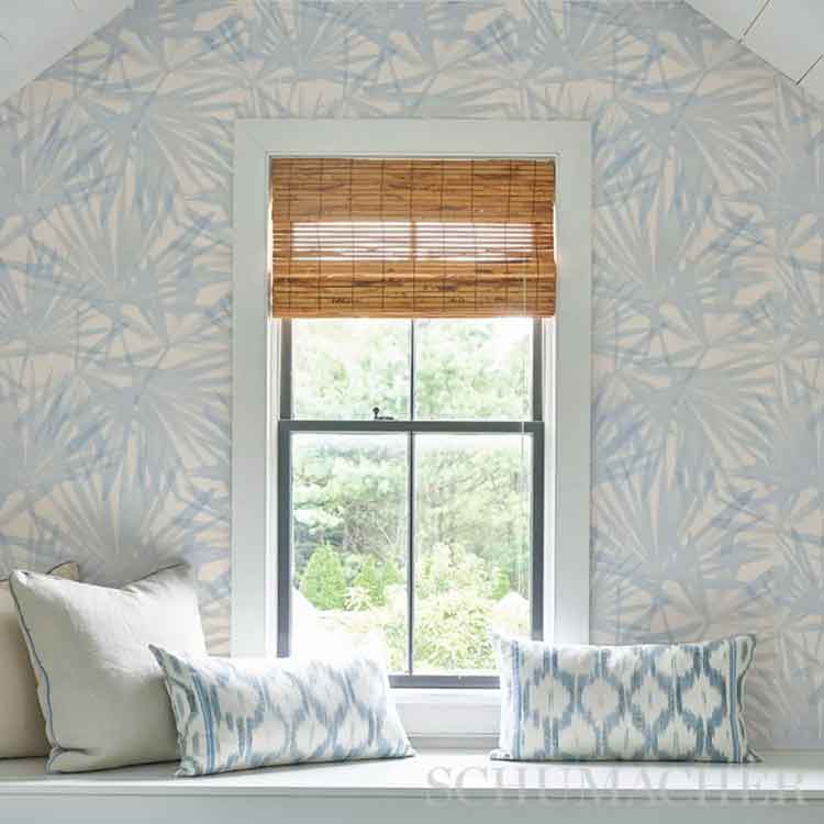 Schumacher wallpaper showcasing luxurious and timeless designs for elegant interior spaces.