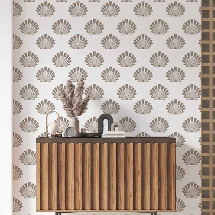 Creative wallpaper designs adding unique style and personality to any space, from The Fabric Source.