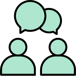 Free consultation icon for personalized design advice from The Fabric Source.