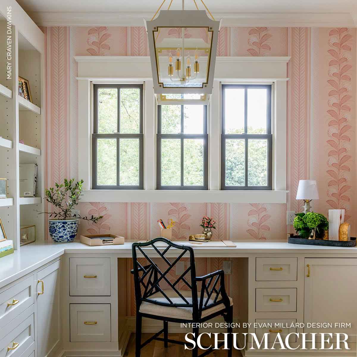 Schumacher wallpaper: luxurious textured design for a refined and stylish look.