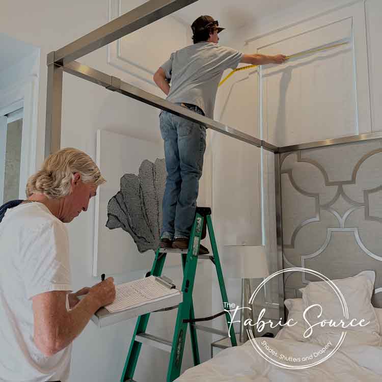 Professional installation services from The Fabric Source: expert solutions for the Emerald Coast.
